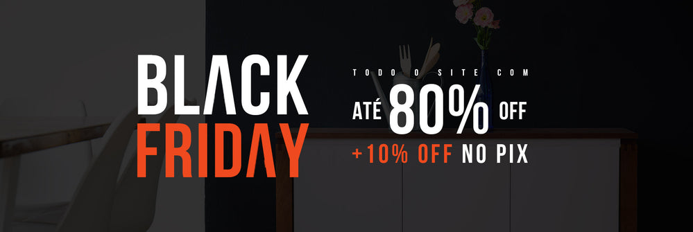 Móveis de madeira na black friday com até 80% OFF
