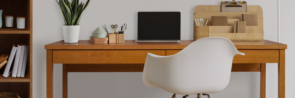 Home office com escrivaninha 160 duna na cor cerezo