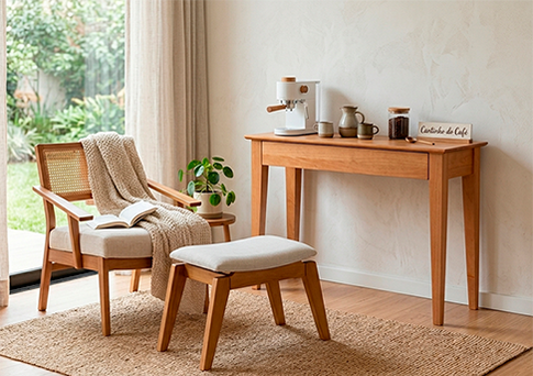 Monte seu cantinho de pausa