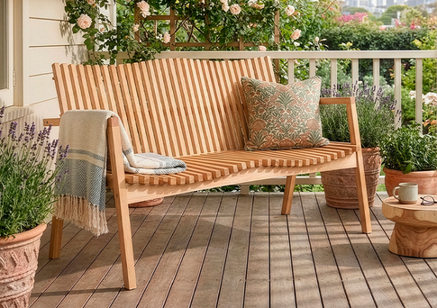 Varanda com mais aconchego