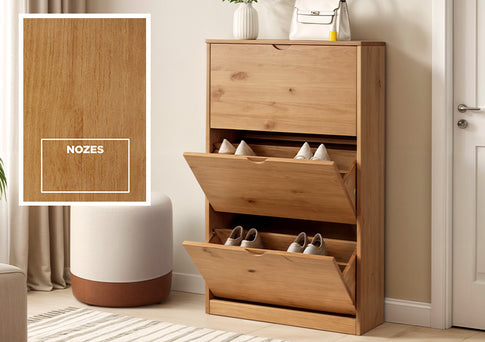 Móveis na cor nozes