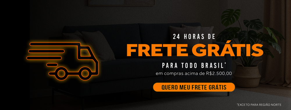 Frete Grátis para todo Brasil nas compras acima de R$2.500,00