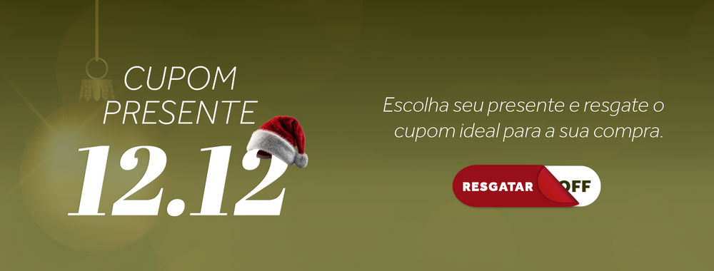 12/12 Cupom de Presente - Resgate seu cupom