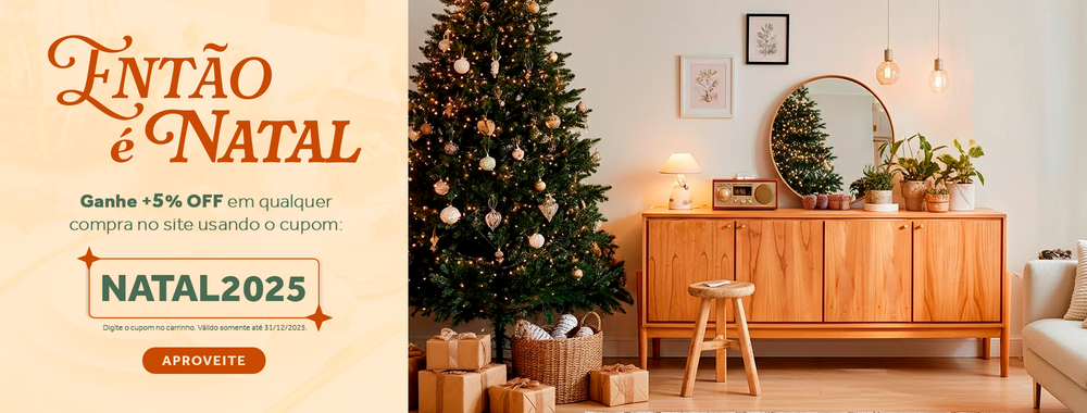 Natal com Cupom: Resgate seu cupom de desconto e garanta 5% OFF em todo o site.