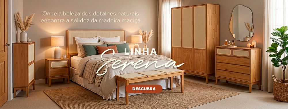 Linha de móveis para quarto serena