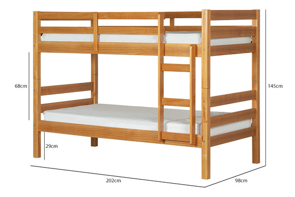 Beliche Solteiro Astro Âmbar Para colchão 88x188 medidas ou cotas