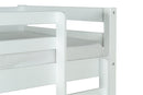 Beliche Solteiro Astro Branco Para colchão 88x188 detalhe escada