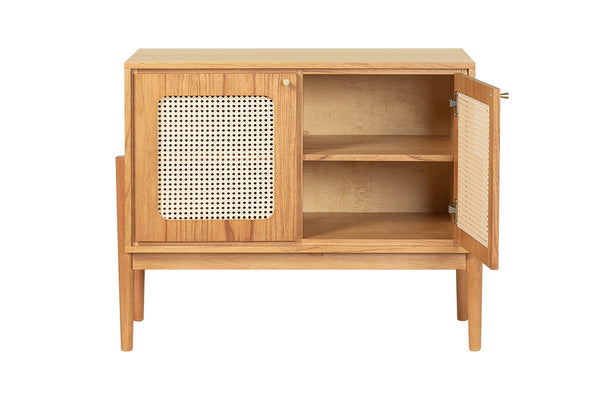 Buffet de Madeira com Tela 2 Portas Grace espaco interno 