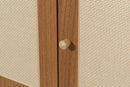 Buffet para Sala 3 Portas Bosco - Freijó e Natural detalhe puxador