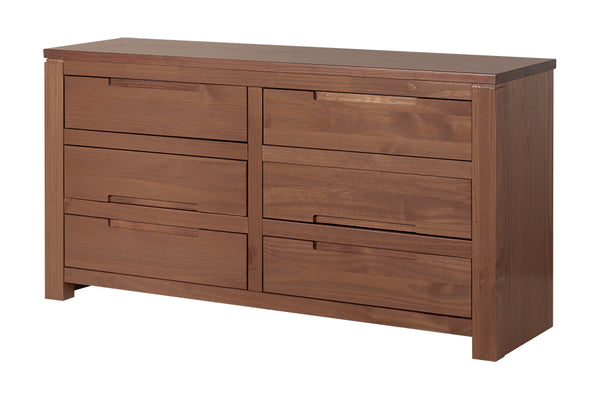 Cômoda para Quarto 6 Gavetas Sintonia - Amêndoa