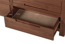 Cômoda para Quarto 6 Gavetas Sintonia - Amêndoa medidas da gaveta