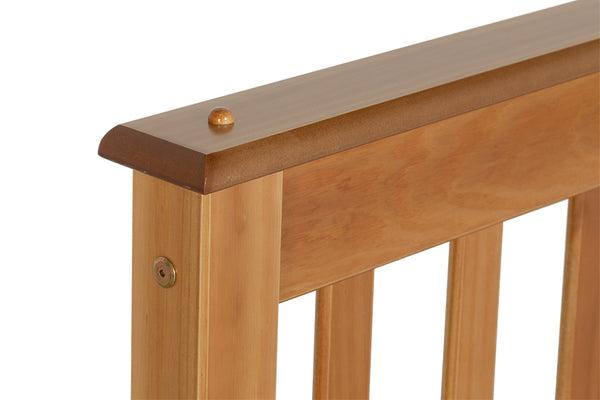 Cama de Casal Habitual - Âmbar - Para colchão 138x188 detallhe madeira