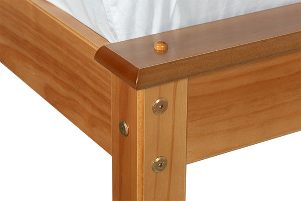 Cama de Casal Habitual - Âmbar - Para colchão 138x188 detalhe ferragem