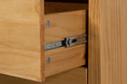Cômoda para Quarto 3 Gavetas Lice Mel detalhe corrediça