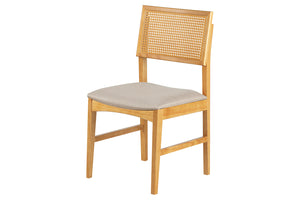 Cadeira Gal Nozes - Tecido Bege