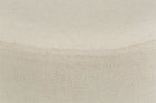 Puff para Sala Modena Bege e Marrom 44x42x42 cm detalhe tecido