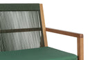 sofa 2 lugares oliva amêndoa e corda verde detalhe corda