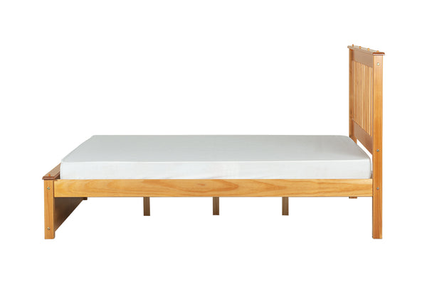 Cama Queen Size Vale Âmbar Para colchão 158x198 de lado