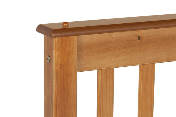 Cama Queen Size Vale Âmbar Para colchão 158x198 detalhe cabeceira