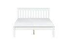 Cama de Casal Habitual Branco Para colchão 138x188 vista de frente