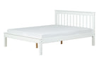 Cama de Casal Habitual Branco Para colchão 138x188 vista em perspectiva