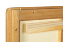 Cabeceira de Cama Casal Serena 140 cm - Mel detalhe suporte