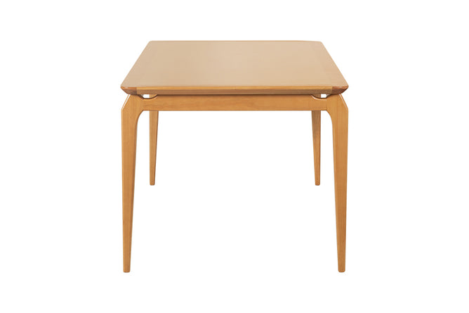 mesa de jantar cascais 180x90 mel visto de lado