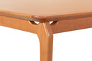 mesa de jantar cascais 160x90 mel detalhe madeira