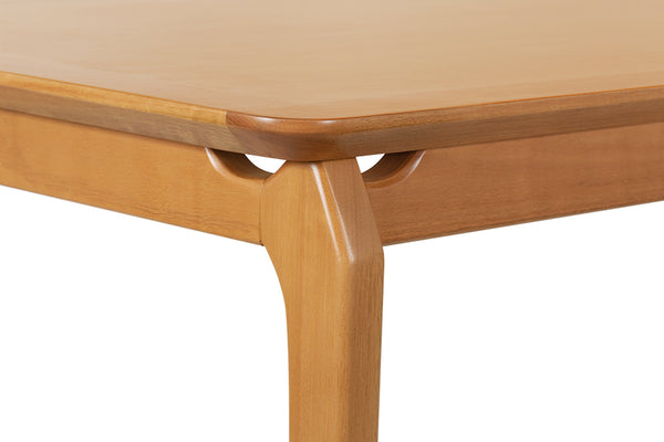 mesa de jantar cascais 180x90 mel detalhe pes