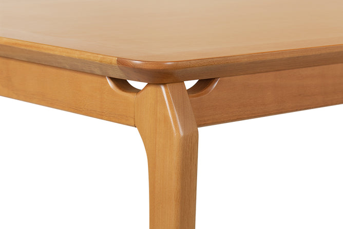 mesa de jantar cascais 180x90 mel detalhe pes