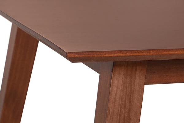 mesa de jantar 8 lugares lotus caramelo detalhe canto