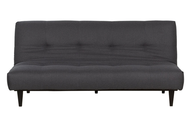 sofa reclinavel cama denver grafite vistona de frente