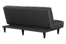 sofa reclinavel cama denver grafite visto de costas