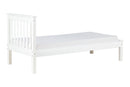 Cama de Solteiro Habitual - Branco - Para colchão 88x188 visto de tras