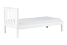 Cama de Solteiro Habitual - Branco - Para colchão 88x188 visto de tras
