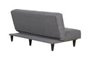 Sofá-Cama 3 Lugares Denver - Tecido Cinza visto de costas