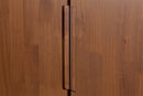 Guarda-Roupa 3 Portas e 2 Gavetas Sintonia - Amêndoa detalhe puxador