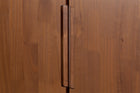 Guarda-Roupa 3 Portas e 2 Gavetas Sintonia - Amêndoa detalhe puxador
