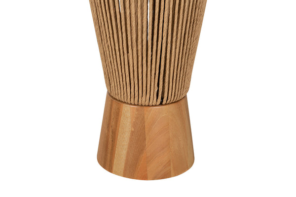 Mesa Lateral Baixa Redonda Laccio 50 cm detalhe base