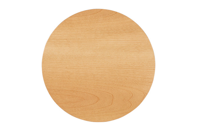 Mesa Lateral Baixa Redonda Laccio 50 cm tampo