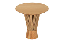 Mesa Lateral Baixa Redonda Laccio 50 cm