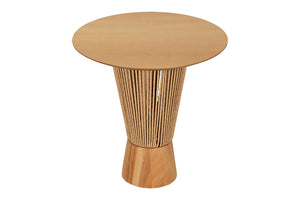 Mesa Lateral Baixa Redonda Laccio 50 cm