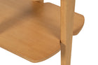 Mesa Lateral Due Areia 60x40x65,5 cm detalhe do encaixe