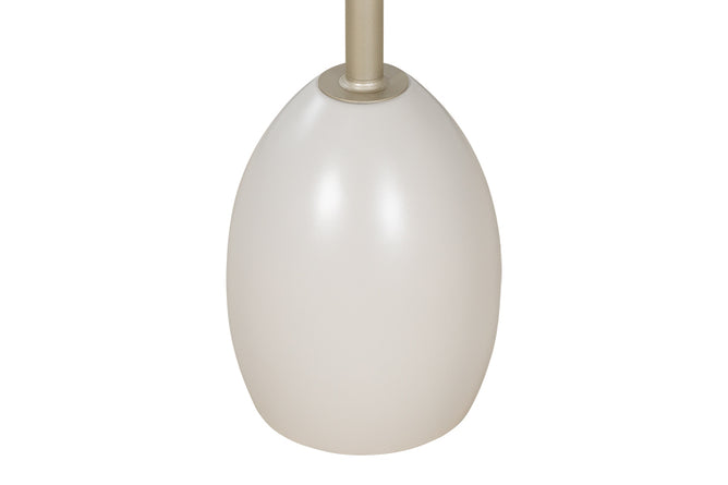 Mesa Lateral Ello 55 cm - Fendi e Champanhe detalhe base