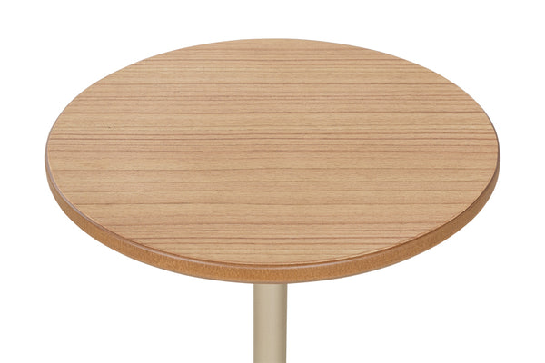 Mesa Lateral Ello 55 cm - Fendi e Champanhe detalhe tampo