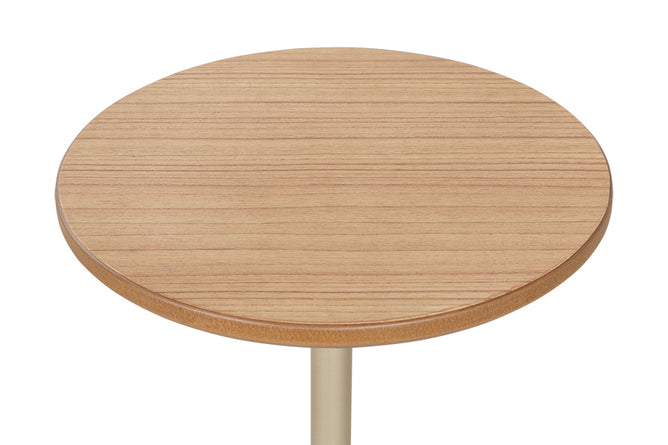 Mesa Lateral Ello 55 cm - Fendi e Champanhe detalhe tampo