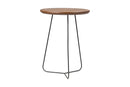 Mesa Lateral Jade 59 cm vista de lado em fundo branco