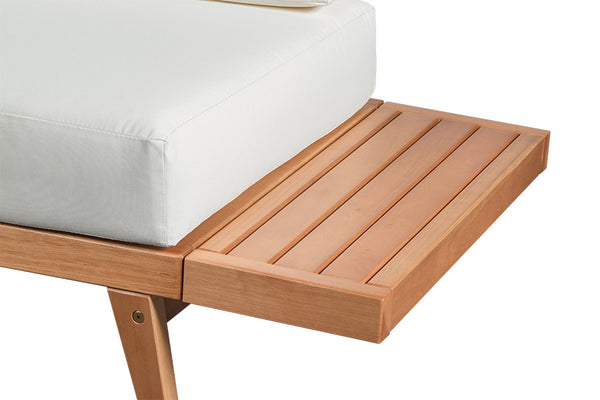 Mesa Lateral de apoio para sofá e poltrona aplicada no movel
