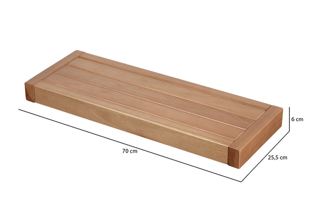 Mesa Lateral de apoio para sofá e poltrona com medidas descritas na imagem