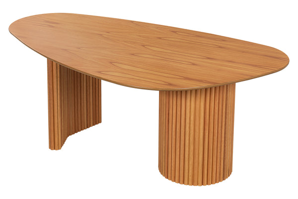 Mesa de Jantar 6 lugares Organica visto em perspectiva